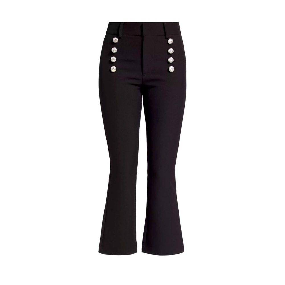 Generation Love Amirah Crepe Kick-Flare Crop Pants
